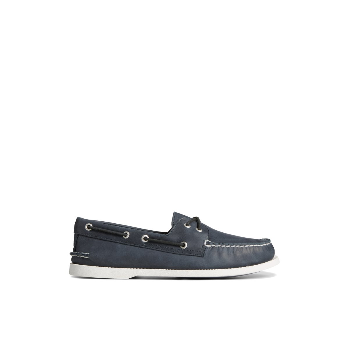 Blue and white sperrys store